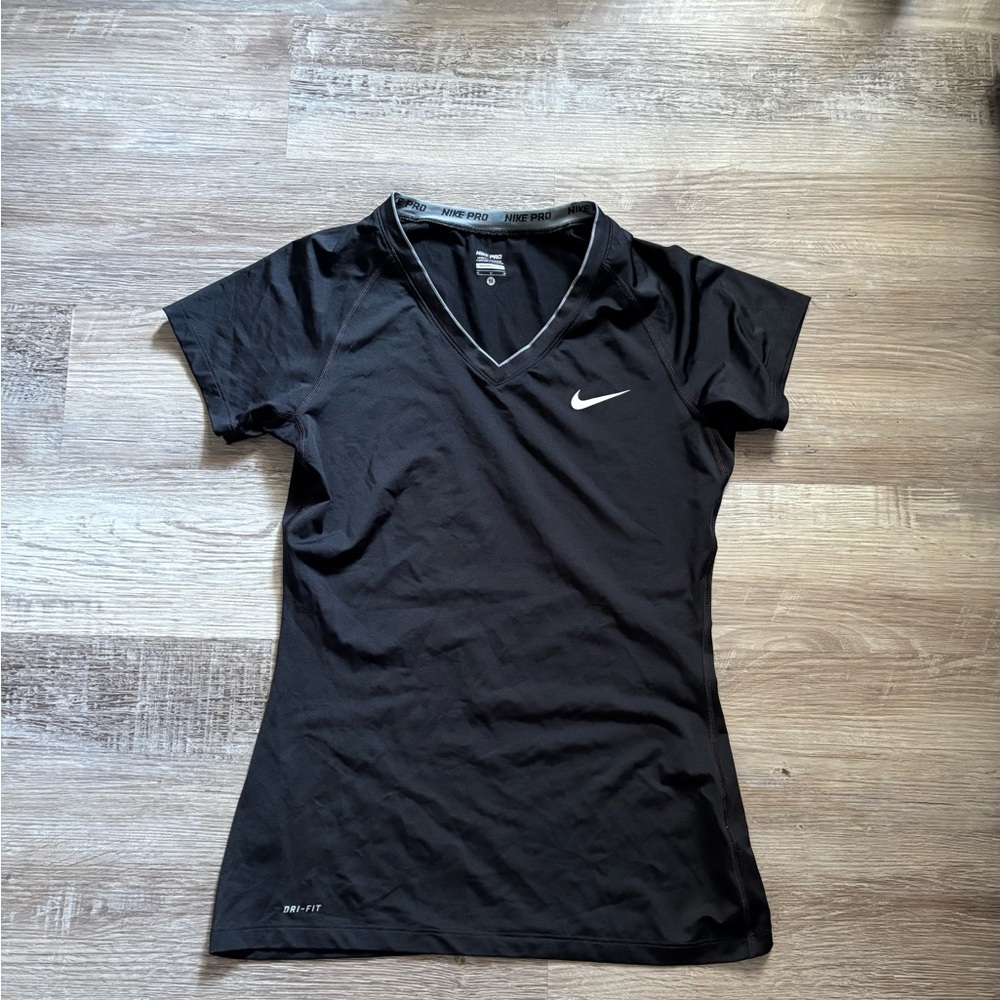 Nike Pro Athletics Black Short Sleeve Women's Tee